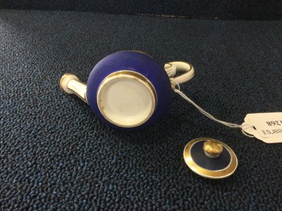 Lot 1268 - MINIATURE CERAMIC WATERING CAN