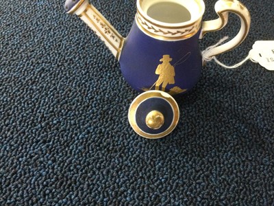 Lot 1268 - MINIATURE CERAMIC WATERING CAN