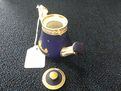 Lot 1268 - MINIATURE CERAMIC WATERING CAN