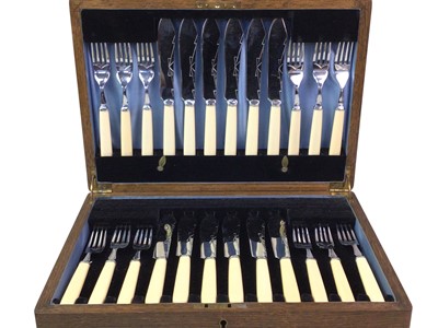 Lot 711 - GROUP OF SILVER PLATED FLATWARE