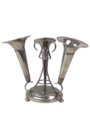 Lot 658 - GROUP OF SILVER PLATED ITEMS