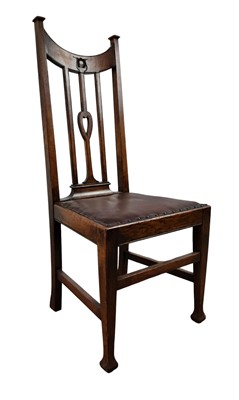 Lot 642 - SET OF FOUR OAK CHAIRS