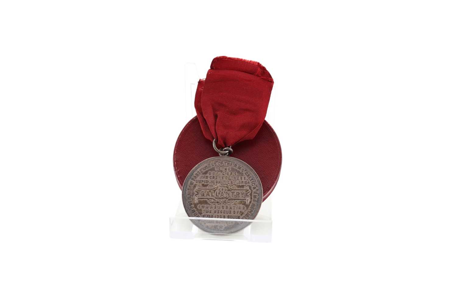 Lot 45 - C. Q. D. MEDAL FOR GALLANTRY