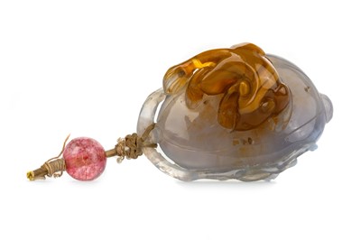 Lot 1607 - CHINESE JADEITE PENDANT