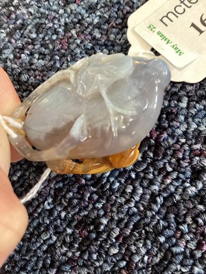 Lot 1607 - CHINESE JADEITE PENDANT