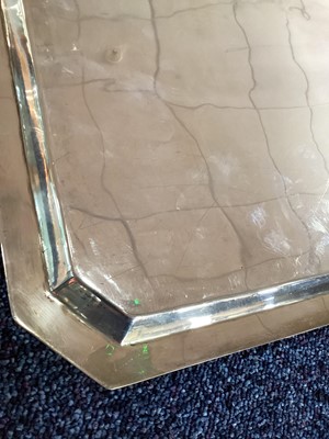 Lot 1104 - IRAQI SILVER AND NIELLO WORK TEA TRAY