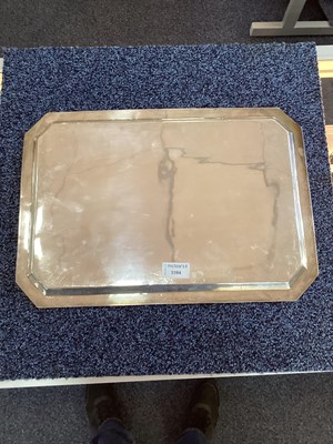 Lot 1104 - IRAQI SILVER AND NIELLO WORK TEA TRAY