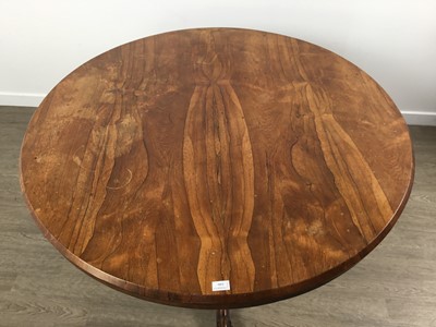 Lot 1281 - VICTORIAN ROSEWOOD SUPPER TABLE