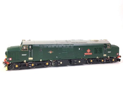 Lot 328 - DHJ MODEL LOCO OF BOGNOR REGIS, O GAUGE CLASS 37 DIESEL LOCOMOTIVE