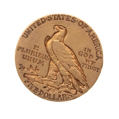 Lot 9 - AMERICAN GOLD FIVE DOLLAR COIN