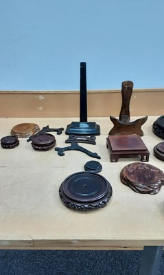 Lot 737 - COLLECTION OF CHINESE AND ASIAN HARDWOOD STANDS