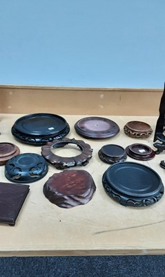 Lot 737 - COLLECTION OF CHINESE AND ASIAN HARDWOOD STANDS