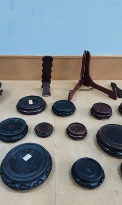 Lot 737 - COLLECTION OF CHINESE AND ASIAN HARDWOOD STANDS