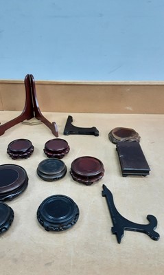 Lot 737 - COLLECTION OF CHINESE AND ASIAN HARDWOOD STANDS
