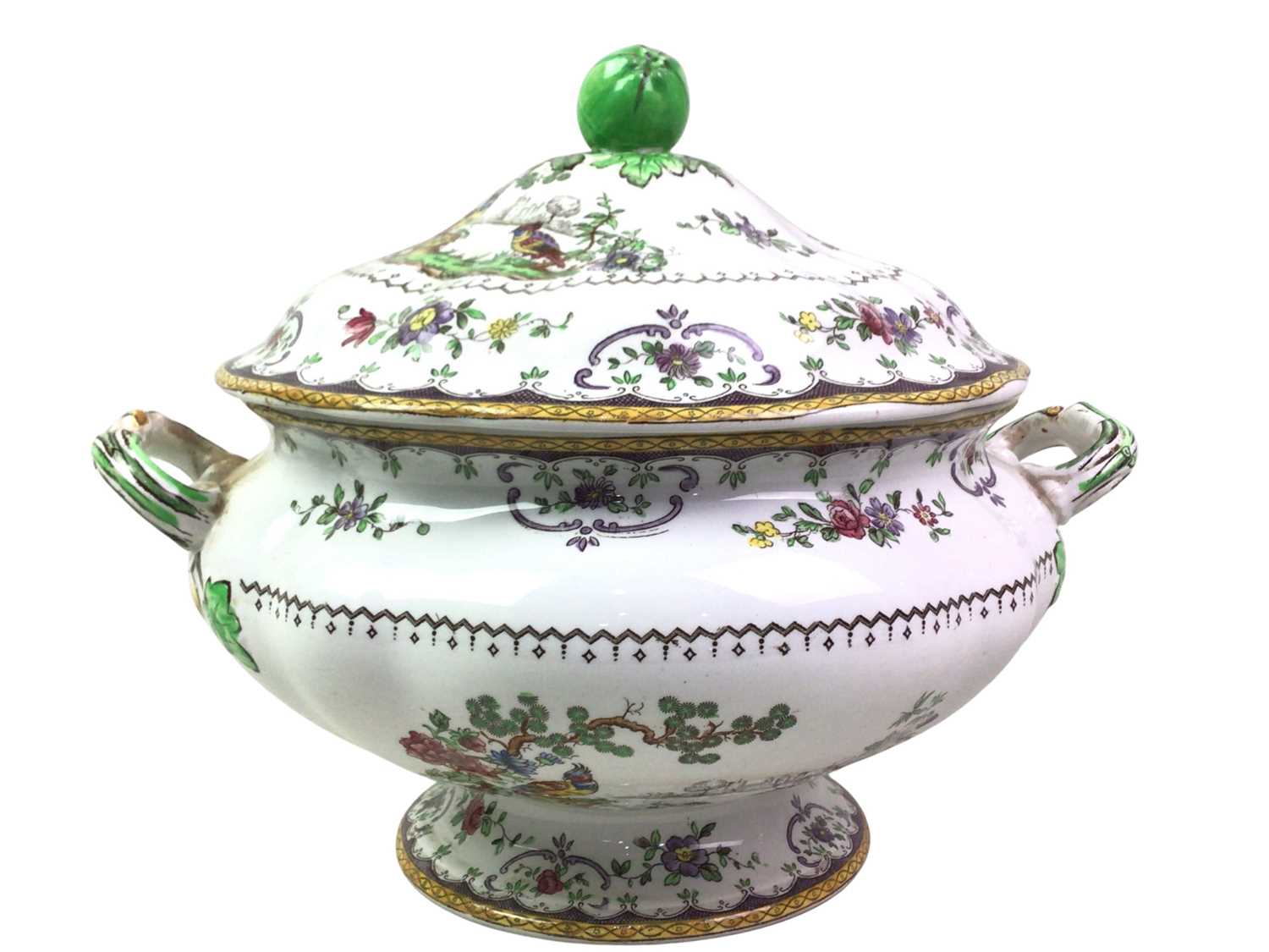 Lot 35 - TWO SPODE SERVING DISHES