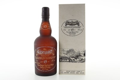 Lot 138 - GLENTURRET 15 YEAR OLD CASK STRENGTH 1980S 75CL