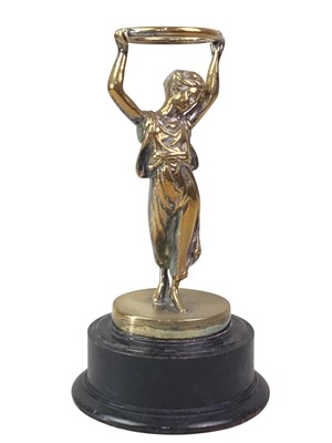 Lot 99 - ART DECO GILT SPELTER FIGURE OF A FEMALE