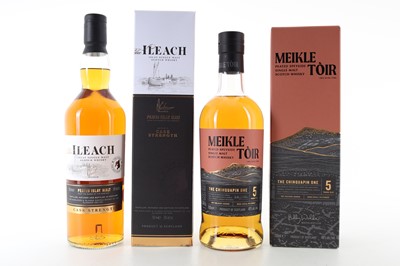 Lot 198 - ILEACH CASK STRENGTH AND MEIKLE TOIR 5 YEAR OLD 'THE CHINQUAPIN ONE'