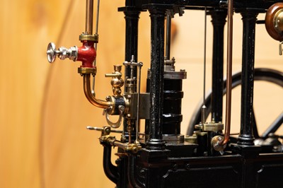 Lot 1028 - WELL ENGINEERED MODEL OF A WATT'S STEAM BEAM ENGINE