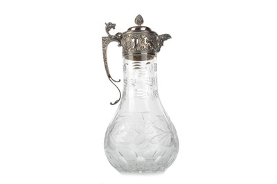 Lot 511 - EDWARDIAN CLARET JUG