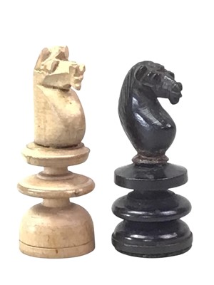 Lot 258 - GROUP OF CHESS PIECES