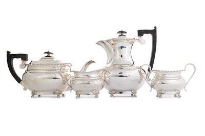 Lot 1118 - ELIZABETH II SILVER FOUR PIECE TEA AND COFFEE SERVICE
