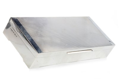 Lot 1121 - ELIZABETH II SILVER CIGARETTE CASKET