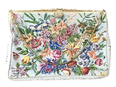 Lot 227 - TWO VINTAGE EVENING BAGS