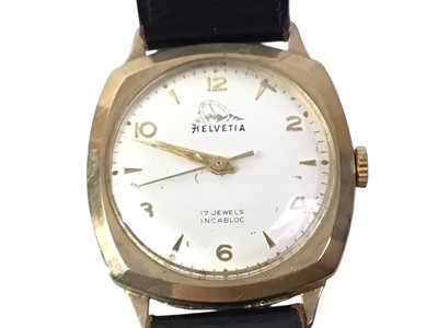 Lot 267 - VINTAGE HELVETIA MANUAL WIND WRISTWATCH
