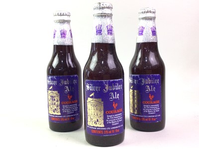 Lot 157 - SEVEN BOTTLES OF COURAGE SILVER JUBILEE ALE