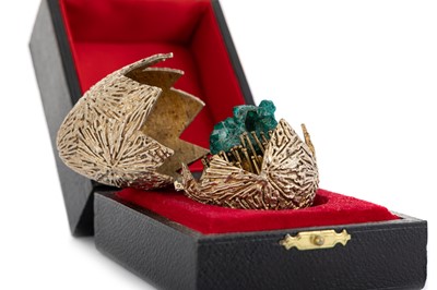 Lot 1133 - ELIZABETH II SILVER GILT SURPRISE EGG