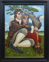 Lot 365 - * GRAHAM H D MCKEAN, RABBIE AND JEAN oil on...