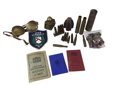 Lot 351 - COLLECTION OF MILITARY INTEREST ITEMS