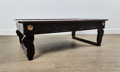 Lot 331 - KOREAN LACQUERED FOLDING LOW TABLE
