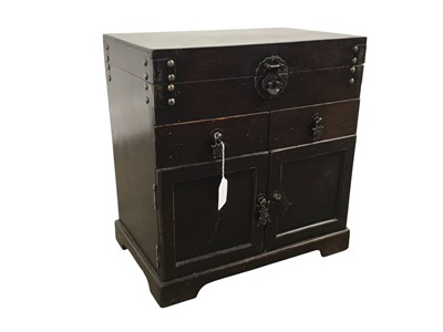 Lot 361 - CHINESE MINIATURE CABINET