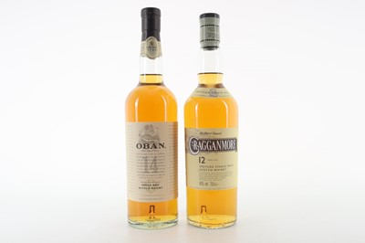 Lot 232 - OBAN 14 YEAR OLD AND CRAGGANMORE 12 YEAR OLD