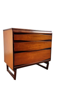 Lot 338 - TEAK MID CENTURY CHEST OF DRAWERS