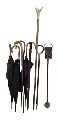 Lot 417 - GROUP OF WALKING STICKS