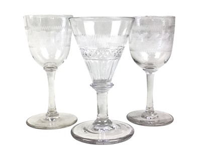 Lot 443 - LARGE COLLECTION OF CRYSTAL GLASSES