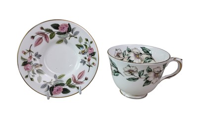 Lot 400 - CROWN STAFFORDSHIRE PART TEA SERVICE