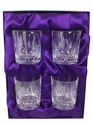 Lot 459 - SET OF FOUR EDINBURGH CRYSTAL TUMBLERS