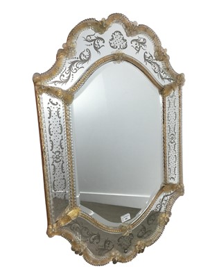 Lot 289 - MURANO WALL MIRROR