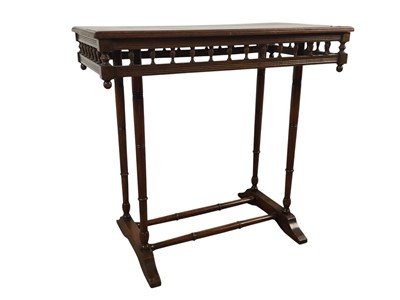 Lot 334 - MAHOGANY HALL TABLE