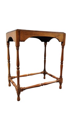 Lot 278 - VICTORIAN OAK OBLONG OCCASIONAL TABLE