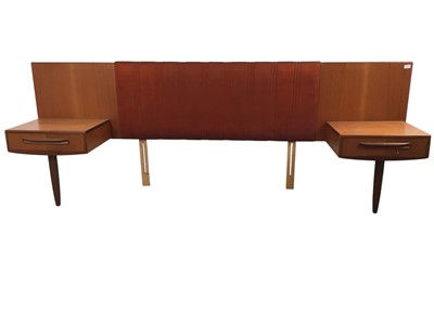 Lot 454 - MID CENTURY G-PLAN TEAK HEADBOARD