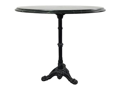 Lot 344 - CAST IRON PUB TABLE