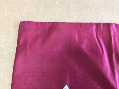 Lot 472 - CHINESE FABRIC PANEL