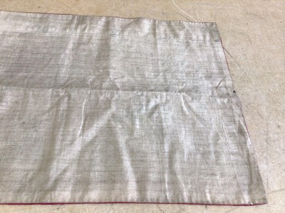 Lot 472 - CHINESE FABRIC PANEL