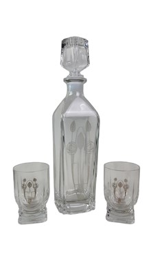 Lot 492 - RENNIE MACKINTOSH CRYSTAL SET