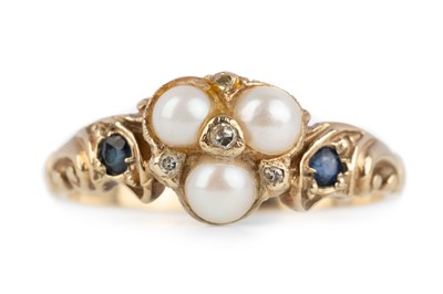 Lot 503 - PEARL DRESS RING